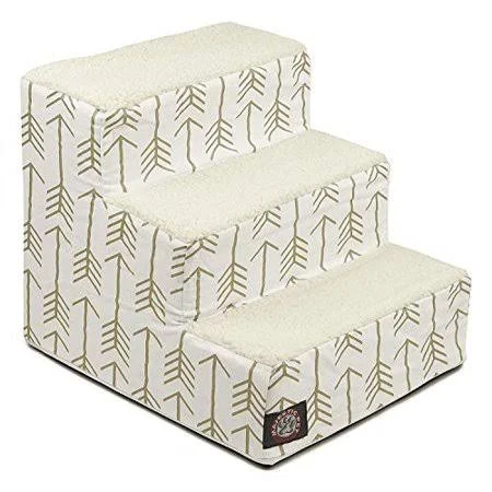 Majestic Pet Arrow Cat & Dog Stairs - Yellow, 3 Step
