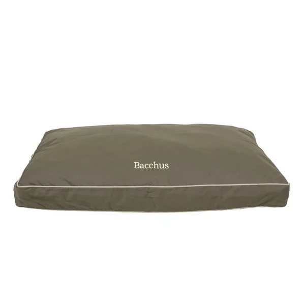 Carolina Pet Company Small Classic Twill Rectangle Jamison Bed - Sage