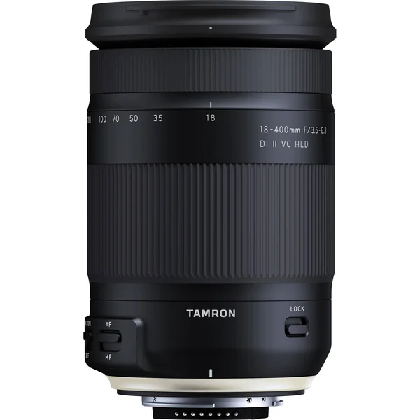 Tamron 18-400mm f/3.5-6.3 di II VC HLD Lens Nikon F (International Model) + 72mm UV Filter + Lens Cap Keeper + Microfiber Cloth
