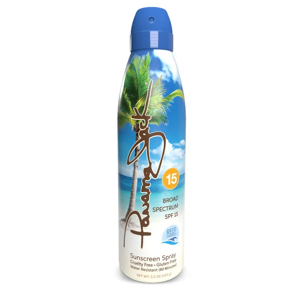 Panama Jack Continuous Spray Sunscreen - SPF 15, Broad Spectrum UVA/UVB Protection, Reef-Friendly, PABA, Paraben, Gluten & C