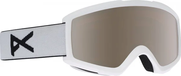Anon Helix 2.0 Goggles (White/Silver Amber + Amber)
