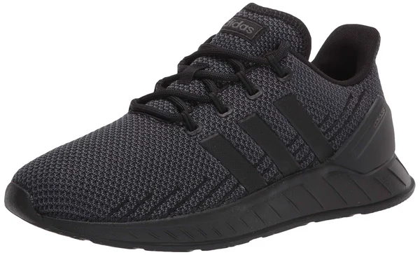 Adidas Men's Questar Flow NXT Running Shoes 6.5, Black/Black/Grey
