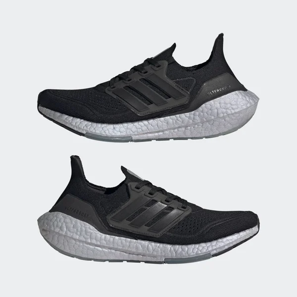 Adidas Ultraboost 21 Black Women's Running Shoes, Size: 5.5