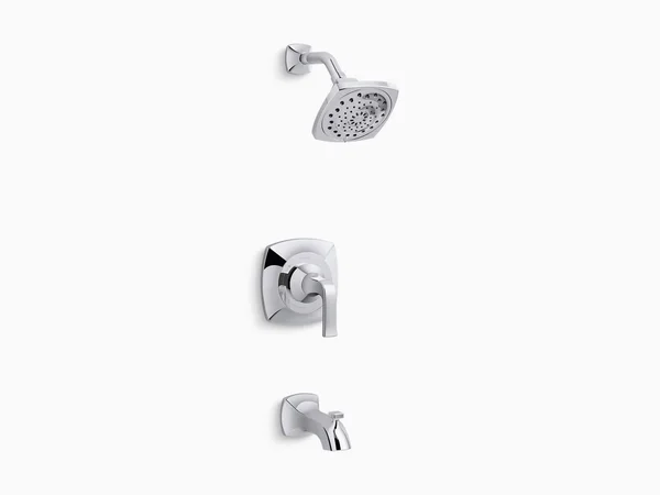Rubicon Rite-Temp Bath and Shower Trim with Lever Handle, 1.75 GPM