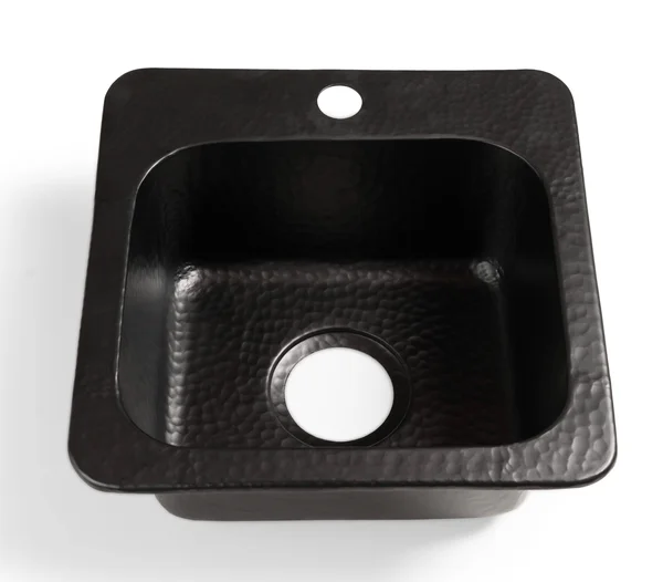 Monarch Abode Hand Hammered Matte Black Baxter Kitchen Bar Prep Sink (15 inches) 19192