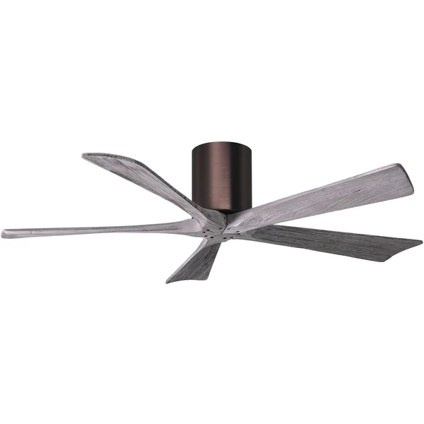Irene Hugger Ceiling Fan by Matthews Fan Company, Polished Chrome, IR5H-CR-BW-60