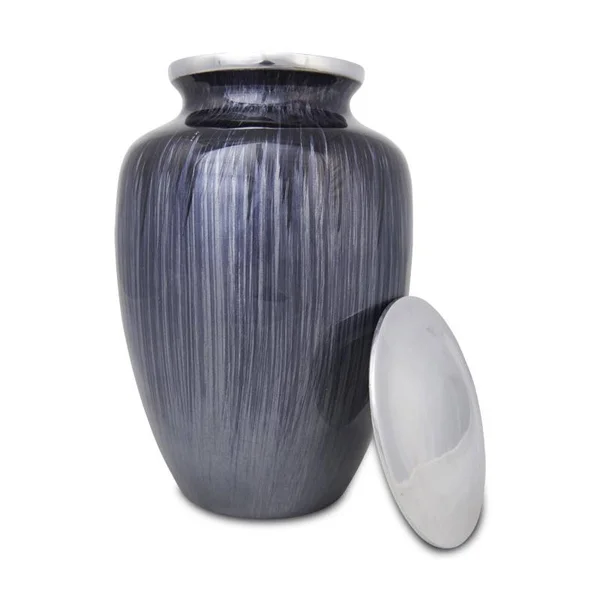 Oneworld Memorials Metal Alloy Memorial Urn for Adults - Extra Large 280 Pounds - Grey Blue - Engraving Sold Separately, Size: X