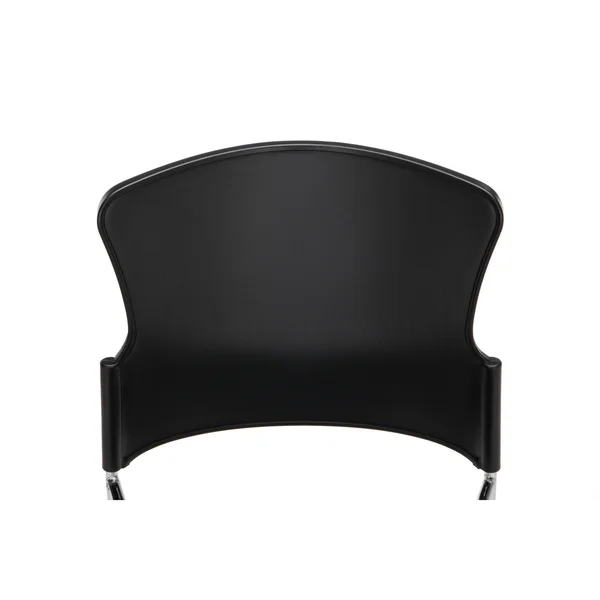 OFM Multi-Use Stack Chair with Plastic SEAT, BACK, Black