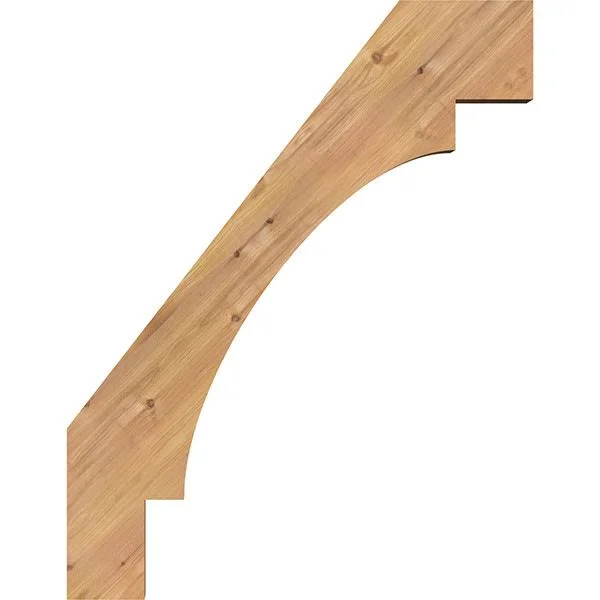 3 1/2x22W x 28x22D x 36x22H Merced Smooth Brace - Western Red Cedar