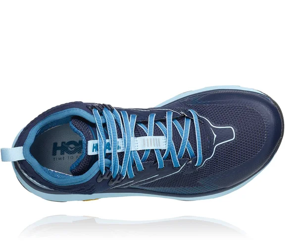 Hoka One One Women's TOA GTX - 7 - Black Iris - Aquamarine