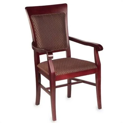Remy Mahogany Solid Wood Dining Chair Holsag Seat Type: Shire Strawberry