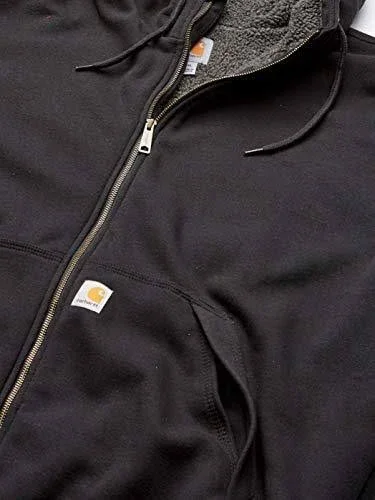 Carhartt Men's Rain Defender Rockland Sherpa-Lined Hooded Sweatshirt