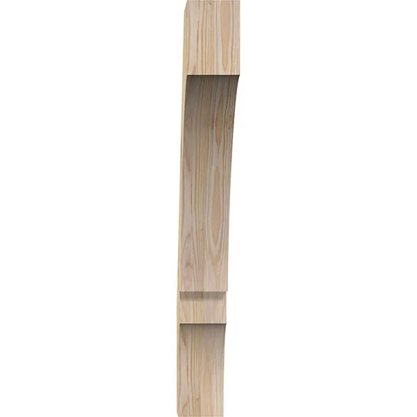 Ekena Millwork 4x22W x 30x22D x 34x22H Balboa Rough Sawn Brace, Douglas Fir