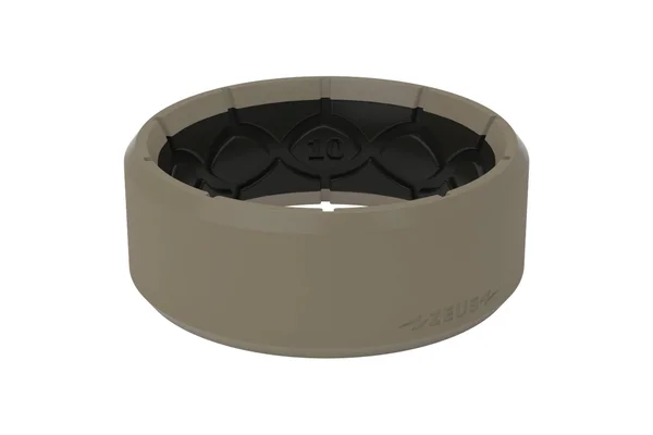 Groove Life Zeus Edge Flat Earth Ring Silicone Ring - Size 11