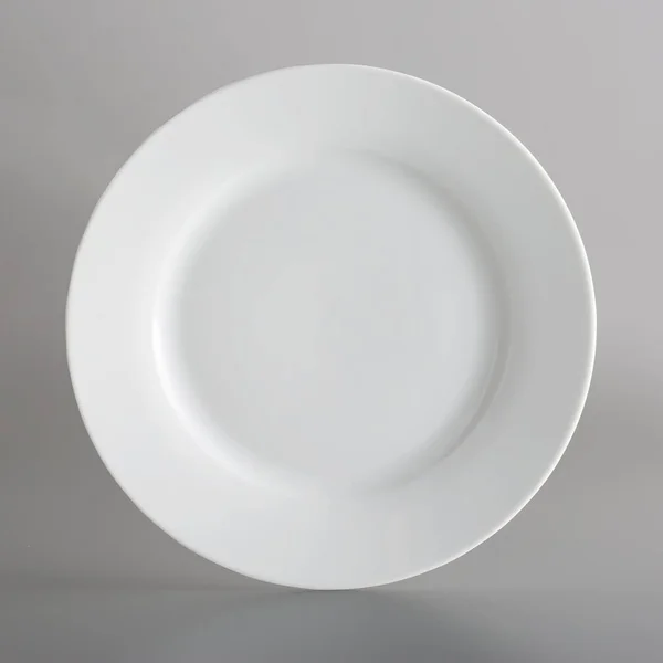 10 Strawberry Street Catering Pack CATCOM-RD-1 Bright White 10 1/2x22 Round Porcelain Dinner Plate - 12/Case
