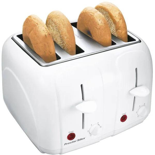 Proctor Silex 24203 4-Slice Toaster - White