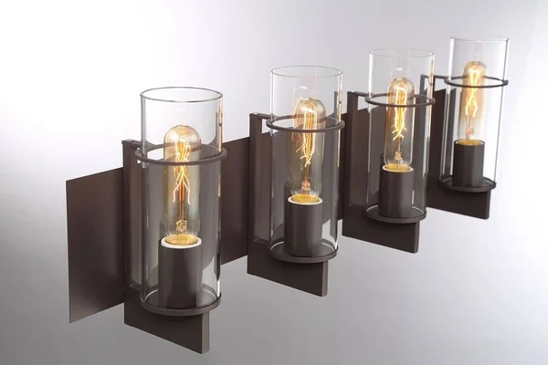 Eurofase Pista Black 5-Light Vanity Light