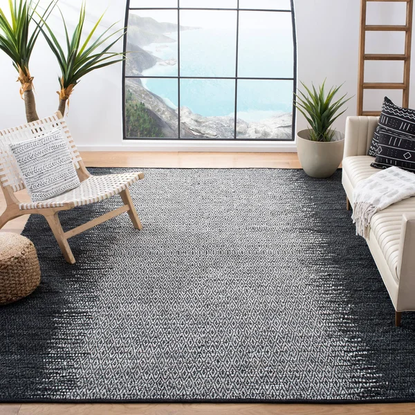 Safavieh Vintage Leather VTL101A 4&0x22 x 6&0x22 Grey - Cream Area Rug
