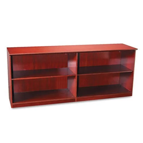 Mayline Doors for Veneer Low Wall Cabinet 36W x 29-1/2h Sierra Cherry/Glass 4/Set