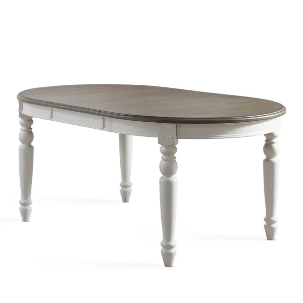 Steve Silver Giles Two-Tone Ivory and Cocoa Wood Sideboard