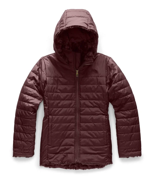 The North Face Girls& Mossbud Swirl Parka (M Deep Garnet Red)