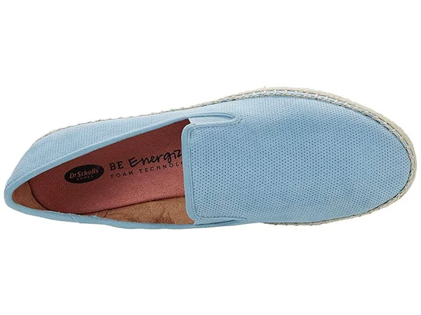 Dr. Scholl&s Far Out Women's Flat Shoes Dream Blue Microfiber : 6.5 M