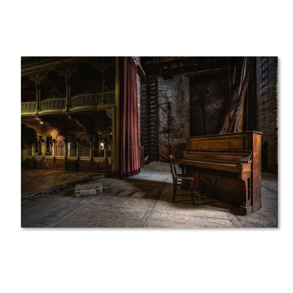 Trademark Fine Art 'Show Interrupted' Canvas Art by Adrian Popan, Size: 16x24