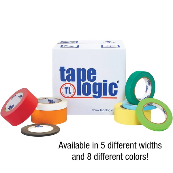 Tape Logic Masking Tape, 1x22 x 60 yds., Light Green, 12/Case