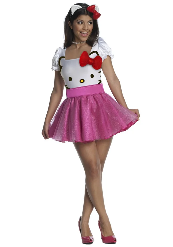 Hello Kitty Pink Adult Costume