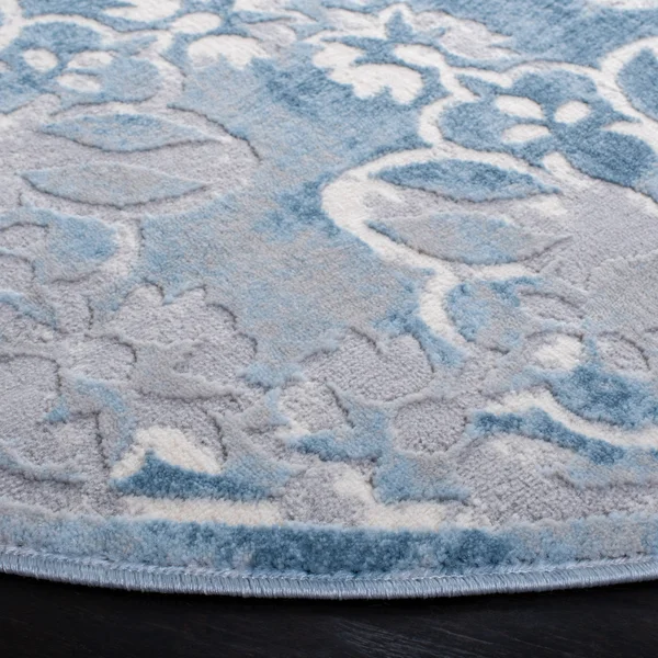 Safavieh Lagoon Rug Collection LGN508F - Grey, Blue - 4&-5x22 x 6&-5x22