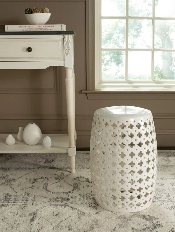 Safavieh Lacey Garden Stool - Gold