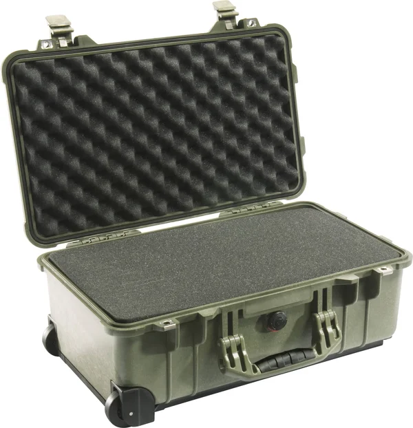 Pelican 1510 Carry on Case, Green