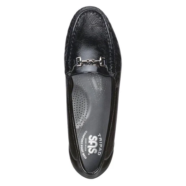 SAS Women's Metro Black Patent 10.5 Medium