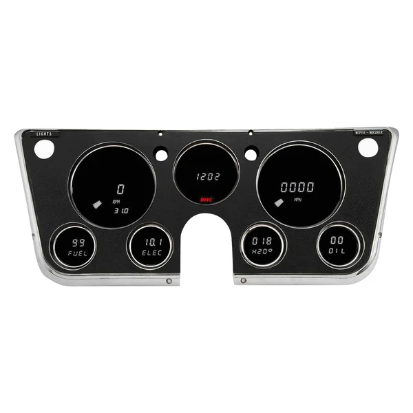 Intellitronix DP6003W Direct Fit LED Digital Gauge PANEL, White