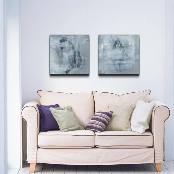 Ready2HangArt 'Modern Shells' 2-Piece Canvas Wall Art