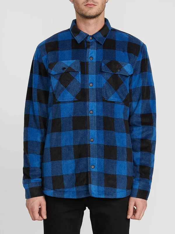 Volcom Bower Polar Zip Men's- Bison