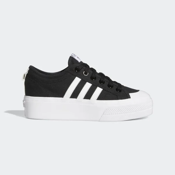 Adidas Women's Originals Nizza Platform Casual Shoes FV5321 - 5.5 - Black