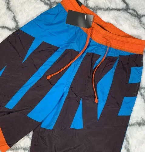 Nike Men's Dri-Fit Throwback Shorts in Blue, Size M, AT3165-446