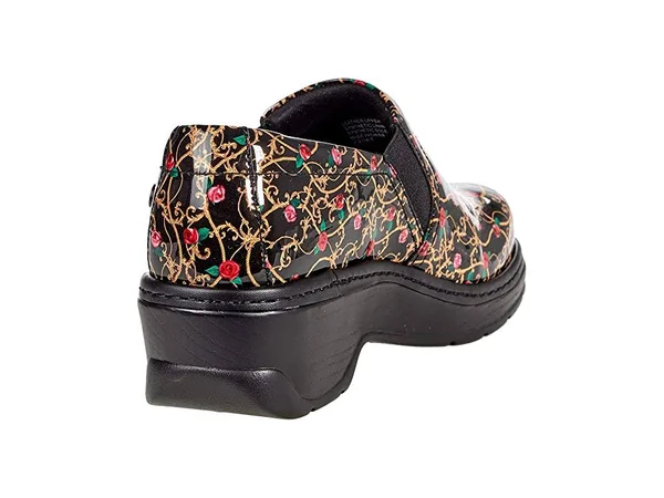 Klogs Footwear Naples Women's Clog Shoes Rose Glamour Patent : 8 W (E)