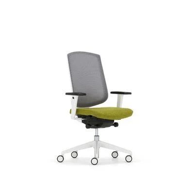 Dalton Ergonomic Task Chair Upper Square Frame Finish: Black - Back Color: Storm, Upholstery: Momentum Origin Jet