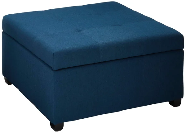 Christopher Knight Home Carlsbad Fabric Storage Ottoman - Dark Blue