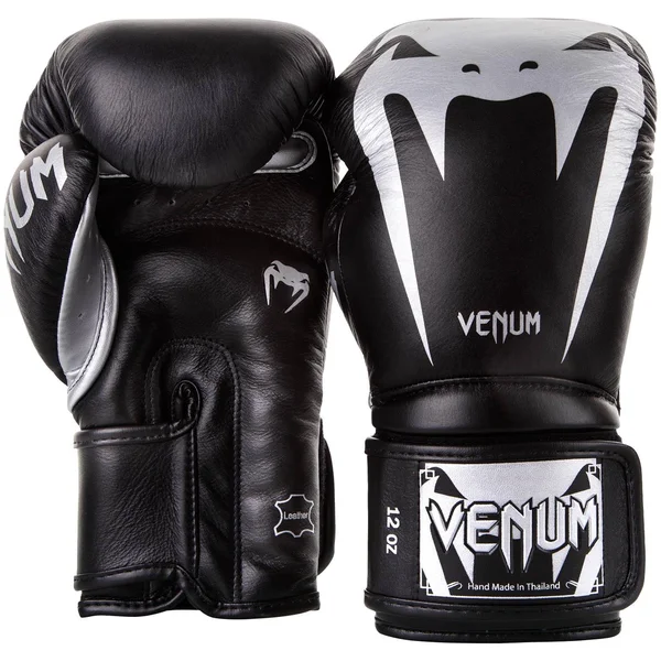 Venum Giant 3.0 Boxing Gloves - Black, Silver