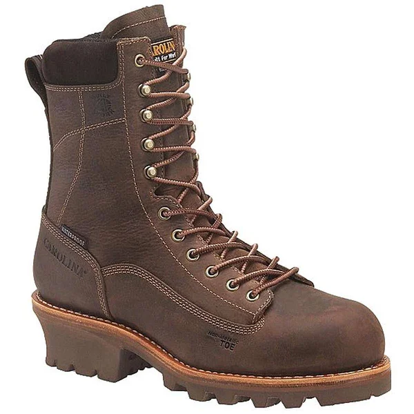 Carolina Shoe CA7521 Logger Boot, 12, 3E, Brown, Composite, PR