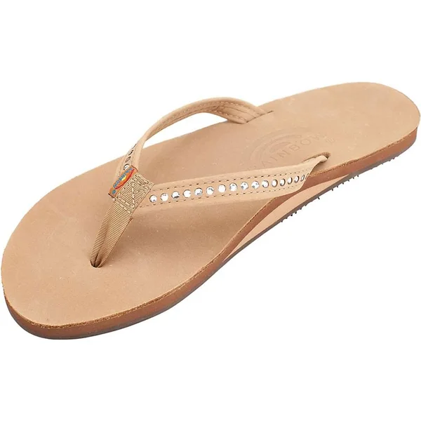 Rainbow Women's Crystal Collection Sandal - Large - Expresso