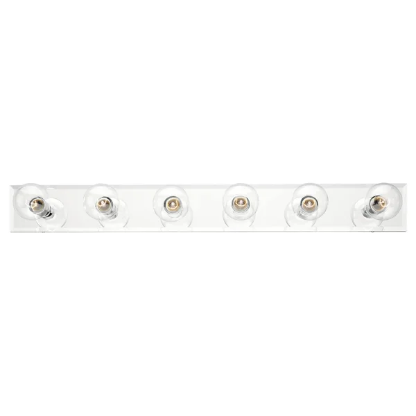 Westinghouse 6645000 6 Light Bath Bar Beveled Mirror