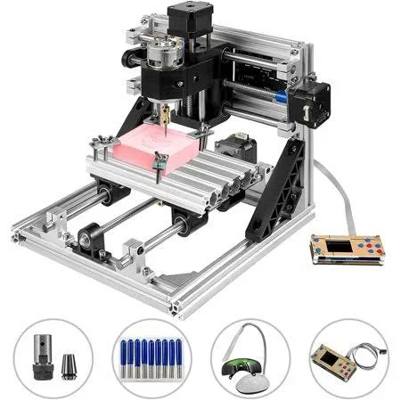 VEVOR 3018 GRBL Control Wood Engraving Machine 3 Axis CNC Router with OFFLINE Controller - Silver