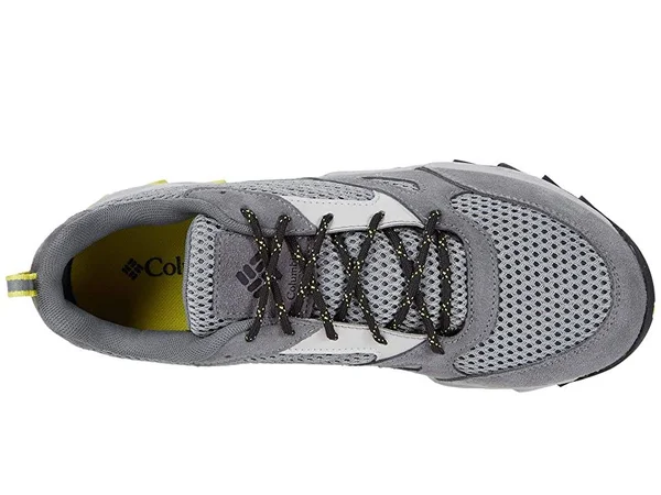 Columbia Ivo Trail Breeze Shoe - Men's Steam/Acid Yellow - 10.5