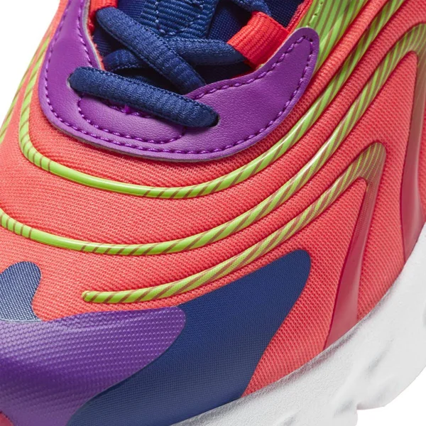 Nike Big Kids& Air Max 270 React Eng Casual Shoes in Orange Size 5.5