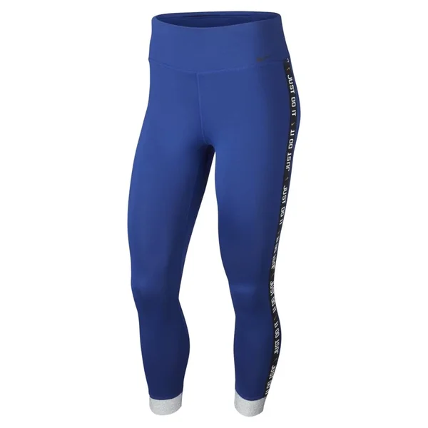 Nike One Icon Clash Cuff 7/8 Tights Deep Royal Blue/Metallic Silver/Black Xs