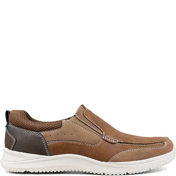 Nunn Bush Conway Moc Toe Slip-On 8.5 Men's Tan